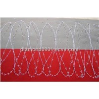 Barbed Wire Fencing of PVC coated