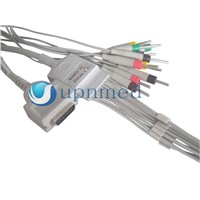 Burdick EK-10 One Piece EKG Cable with Leadwires