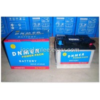 Dry charged car battery 12v 45ah