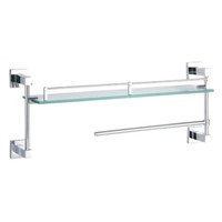 Glass Shelf with Bar, Bathroom Accessory