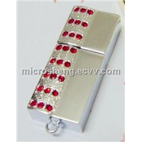 Jeweled Pendent USB Flash Drive