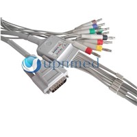 Nihon Kohden EKG 10-lead cable with leadwires