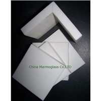 Pure White Crystallized Glass Stone for wall cladding