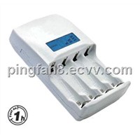 Super fast Charger 1 hour! 4 Slots for universal AA/AAA NI-MH/NI-CD battery +adpter &amp;amp; car charger