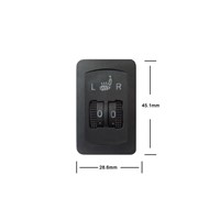 Universal Dual-Dial Switch alloy pad Car Seat Heate