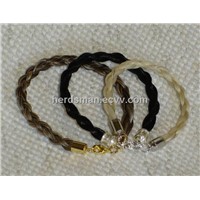 horse hair bracelets , jewelry ,necklace and earring