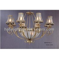 luxurious chandelier lamp, European style pendant lamp, Antique brass hanging lamp