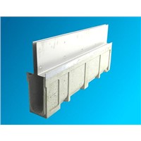 rainwater polymer channel with stainless steel slot cover board