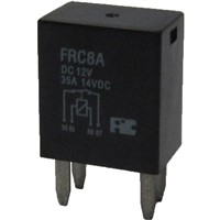 Automotive Relays with 2.8mm quick connect, 35A contact rating and High temperature design