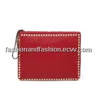 New Lady Bag Rivet Envelope Bag Laptop iPad Package Handbags Clutch Clutch Bag