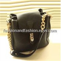 The New Influx of Female Artificial Leather Chain Bag Retro Shoulder Diagonal Package Shuitong