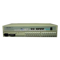 16E1 to 4Ethernet Vlan SNMP AC+DC EOP Protocol interface Converter