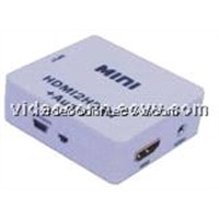 Mini HDMI to HDMI/L+R(Audio) Converters (BYPASS)