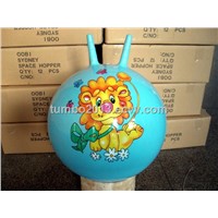 45cm Sheep-horn Kids baby toy Jumping Ball with oem Logo promotion gift