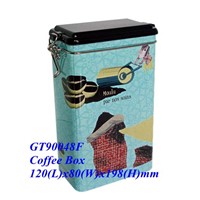 Coffee box, coffee case, coffee can, metal coffee case,coffee  Jar,metal coffee can