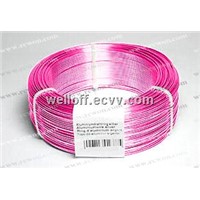Decoration bright colorful aluminum wire-Dark pink 1.0mm total 1 kg