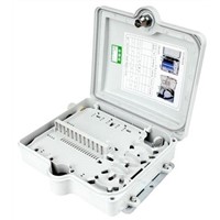 outdoor/indoor FTTH Fiber optic plastic Distribution box 12core waterproof IP55 PC/ABS