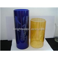 Colorful Glass lamp shade, cylinder glass shade