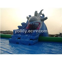 Huge High Quality Inflatable Pool All Kinds of Animal Theme Fun Land Park with Slide Stairs