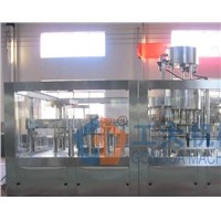 beer bottle rinsing filling capping 3-in-1 machine