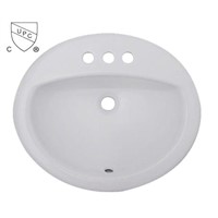 O2018 CUPC Porcelain Topmount Bathroom Sink