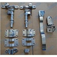 Trailer door locking mechanisms cam door lock assembly