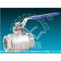 Two-Piece Model Ball Valve Locking