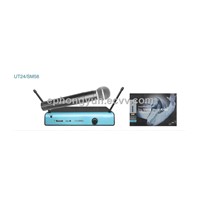 UHF microphone,Wireless microphone system,Good quality wireless microphone UT24/SM58