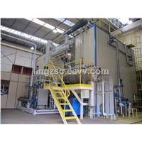 Vacuum kerosene vapor phase drying plant