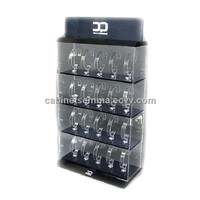 Wrist Watch Counter Display Case With C Holders Acrylic Watch Cabinet