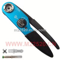 YJQ-W2A Adjustable hand crimp tool M22520/1-01multifunctional plier 12-26AWG electronic connectors