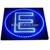 blue color E led sign hidly shenzhn China  manufacturer