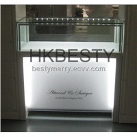 high quality jewelry display cabinets with high power LED lights