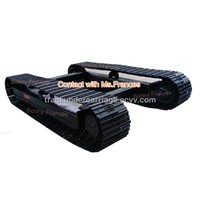 steel crawler track chasis(steel track frame undercarriage)