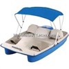 Water Wheeler ASL 5-Person Electric Pedal Boat with Canopy - Blue