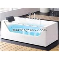 Hot sale portable freestanding glass bathtub price