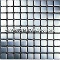 MS03 25*25mm Silver Square Shape Metal,, Wall Floor Mosaic Tiles
