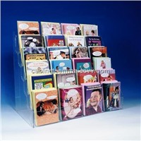 6 Tier Counter Greeting Card Rack Acrylic Card Display Stand