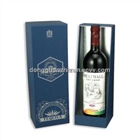 Cardboard &amp;amp; Coated Paper Wine Box with Lid and Bottom Type