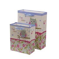 Custom printing promotional paper gift bag wholesale