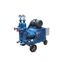 Double liquid piston mortar pump