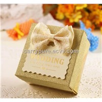Gold Paper Confection Box, Suitable for Wedding