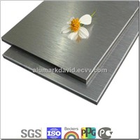 Hairlined(Brushed) Aluminum Composite Board/sheet/Panel
