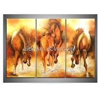 High Quality Pure Handpainted Animal Oil Painting For Wall Decoration