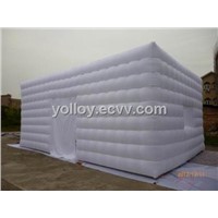 Inflatable Outdoor Tent Buildings and Emergency Shelters White Tent Portable Easy Set up Tent