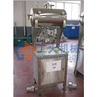 Isobaric pressure filling machine with double heads