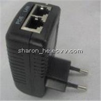 Manufacturer new product  2 round pin 12v 24v poe adapter