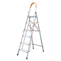 NEW MODEL D Type pipe aluminium household ladder 6steps WG604-6A