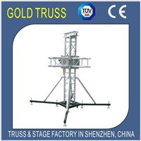 Aluminum Truss Lift System Include Top Secton, Sleeve Bolck and Truss Base