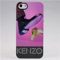 brand new Kenzo feet design Back cover case for iPhone 5 5S-purple
